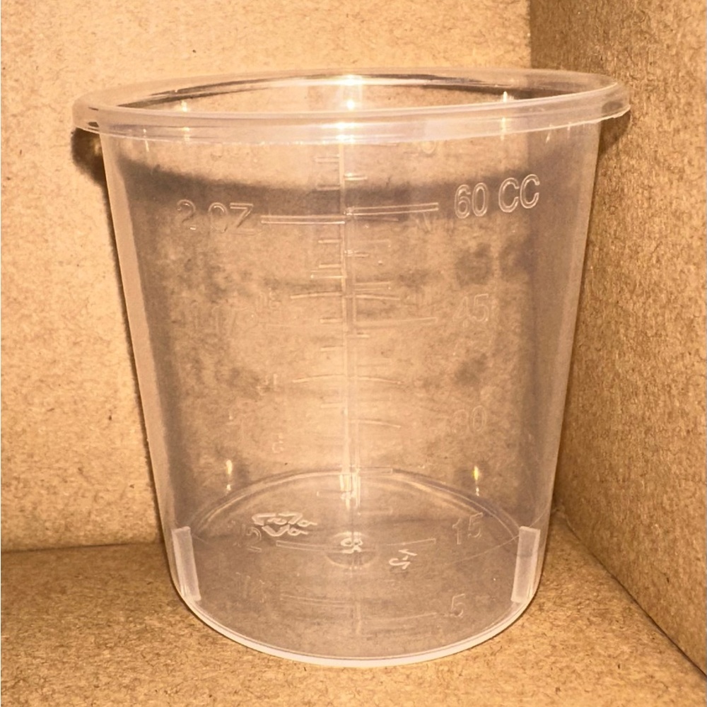 2oz plastic medicine measuring cups—2 sleeves of 50! (100) Epoxy Resin Craft